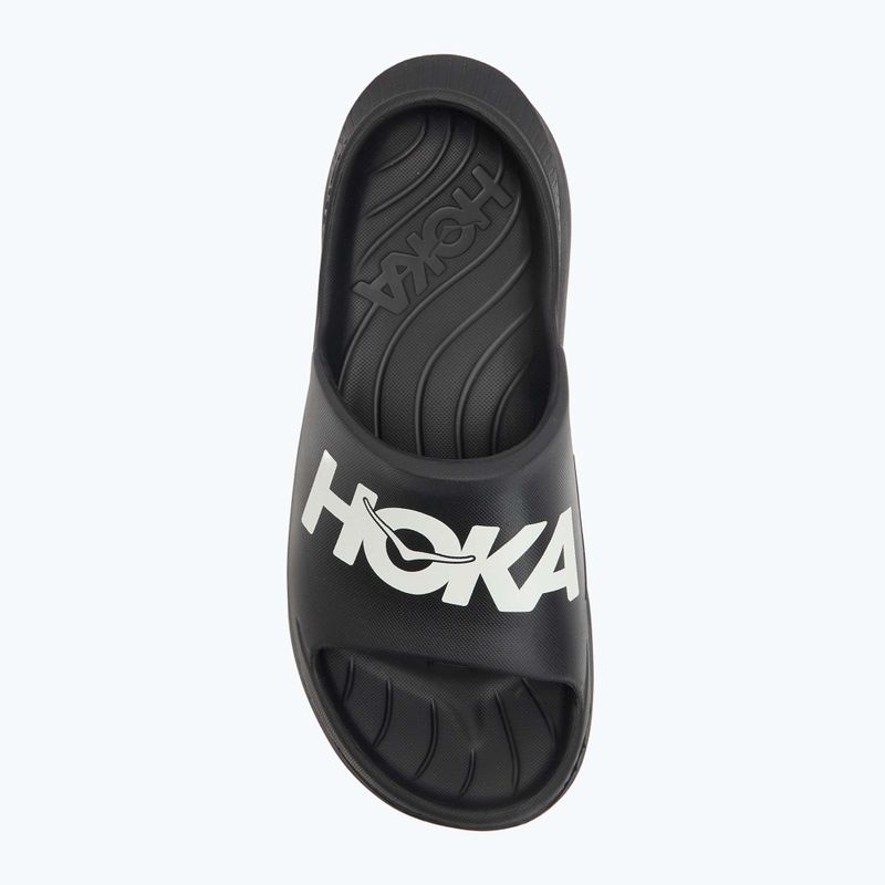 Шльопанці HOKA Ora Athletic Slide чорні/білі 5
