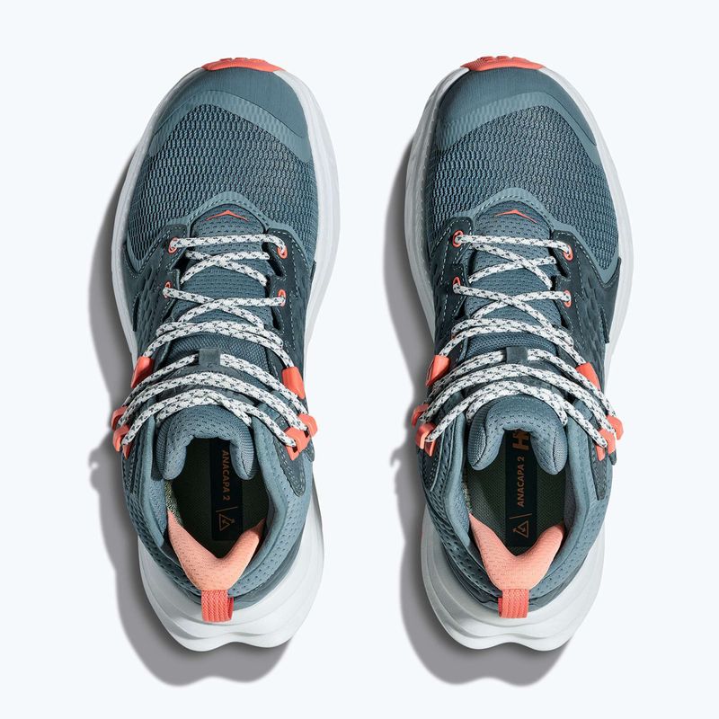 Кросівки туристичні жіночі HOKA Anacapa 2 Mid GTX mountain fog/droplet 15
