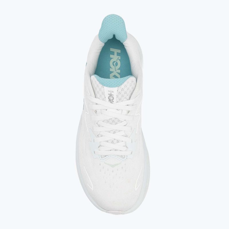 Кросівки для бігу жіночі HOKA Clifton 10 white/cielo blue 5