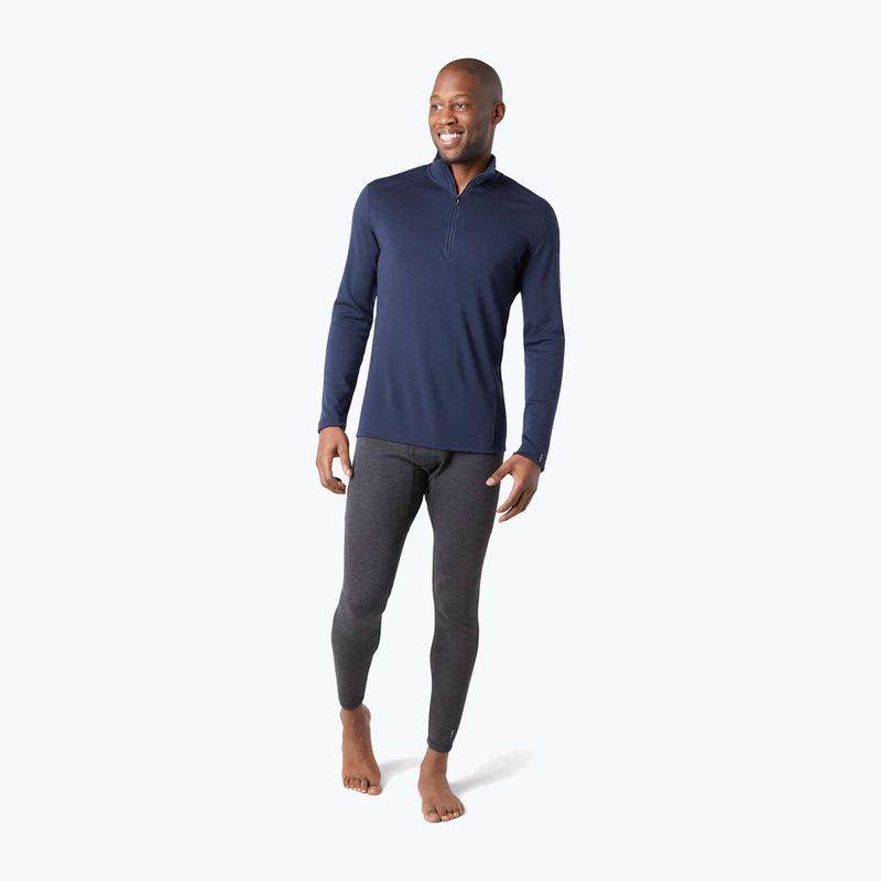Кофта термічна чоловіча Smartwool Classic Thermal Merino Base Layer 1/4 Zip Boxed deep navy 2