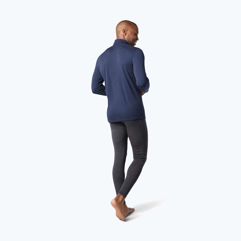 Кофта термічна чоловіча Smartwool Classic Thermal Merino Base Layer 1/4 Zip Boxed deep navy 3