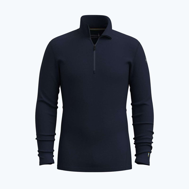 Кофта термічна чоловіча Smartwool Classic Thermal Merino Base Layer 1/4 Zip Boxed deep navy 4
