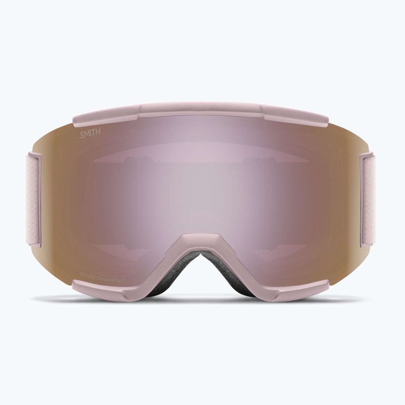 Окуляри гірськолижні  Smith Squad carnation/chrp everyday rose gold mirror/clear 7