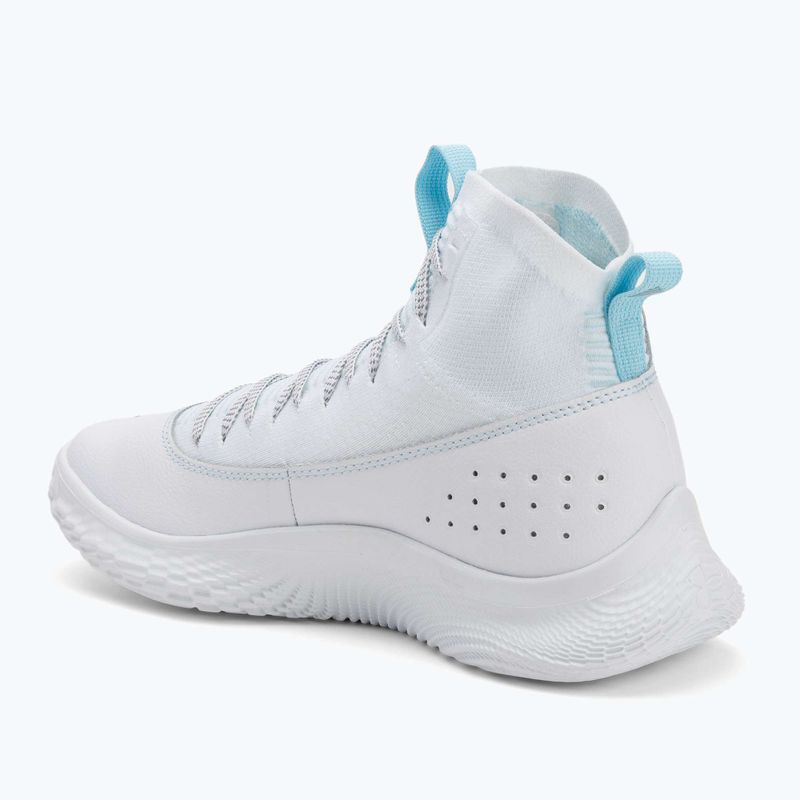 Кросівки баскетбольні Under Armour CURRY 4 FLOTRO white/stream/metallic silver 3