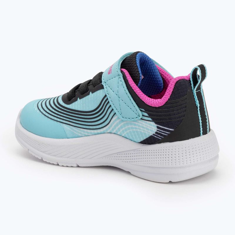 Кросівки дитячі SKECHERS Microspec Advance aqua/purple 3