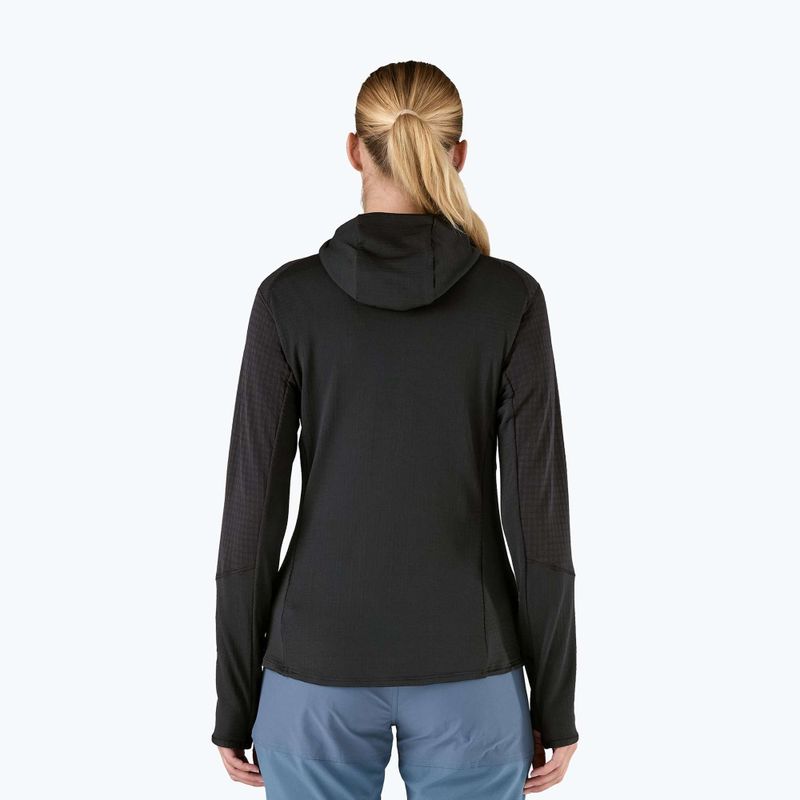 Жіноча софтшелл куртка Patagonia R1 Hybrid Pullover Hoody чорний 2
