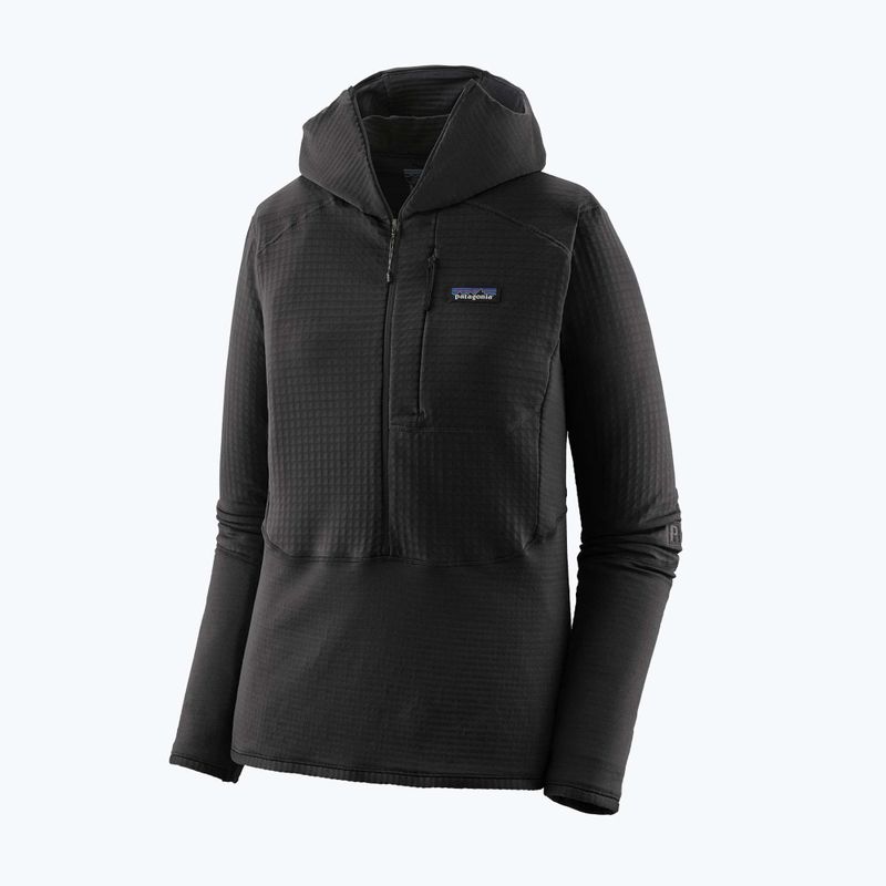 Жіноча софтшелл куртка Patagonia R1 Hybrid Pullover Hoody чорний 3