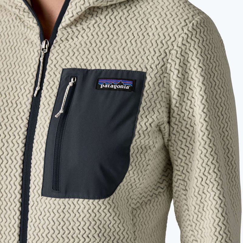 Кофта флісова жіноча Patagonia R1 Air Full-Zip Hoody wool white 4