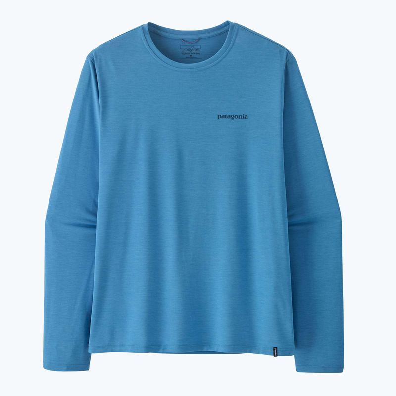 Лонгслів чоловічий Patagonia Capilene Cool Daily - Boardshort Logo shore blue/light shore blue x-dye 6