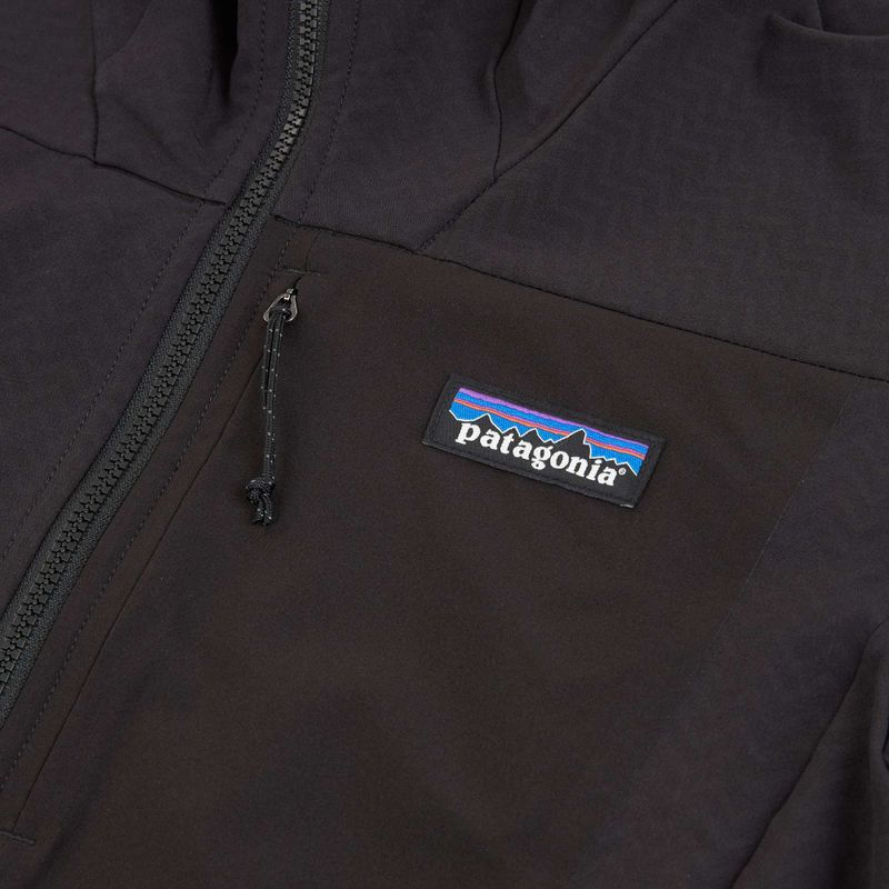 Куртка софтшел жіноча  Patagonia R1 CrossStrata Hoody black 3