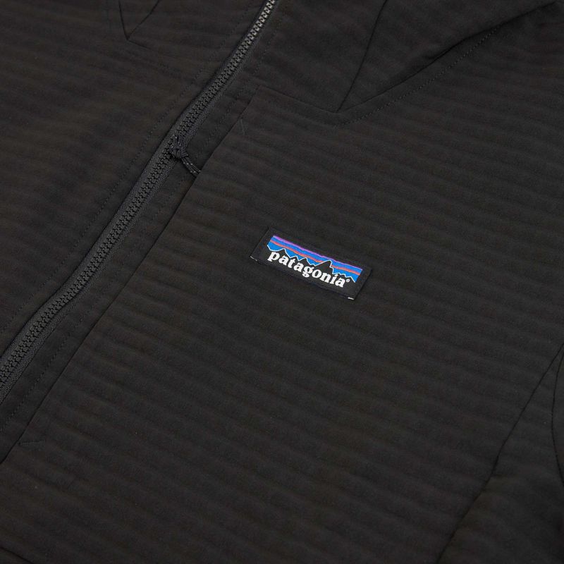 Куртка софтшел чоловіча Patagonia R1 TechFace Hoody black 4