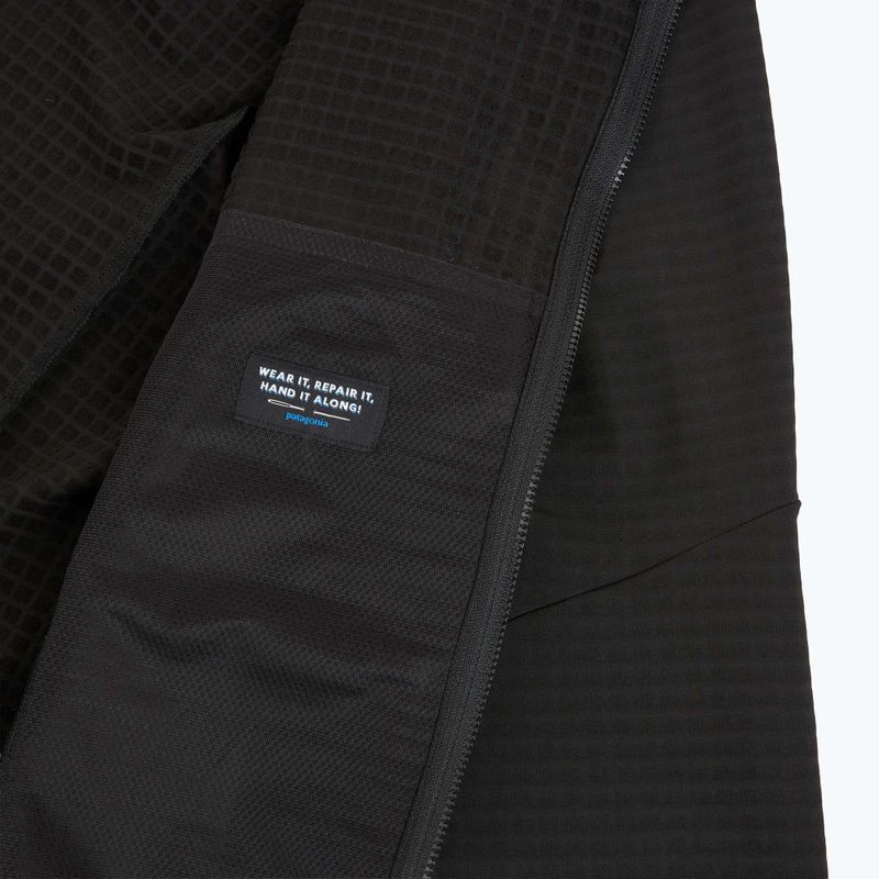 Куртка софтшел чоловіча Patagonia R1 TechFace Hoody black 6