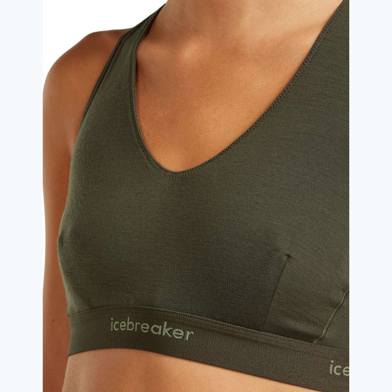 Бюстгальтер термічний icebreaker Merino 125 Cool-Lite Sprite Racerback dark loden 4