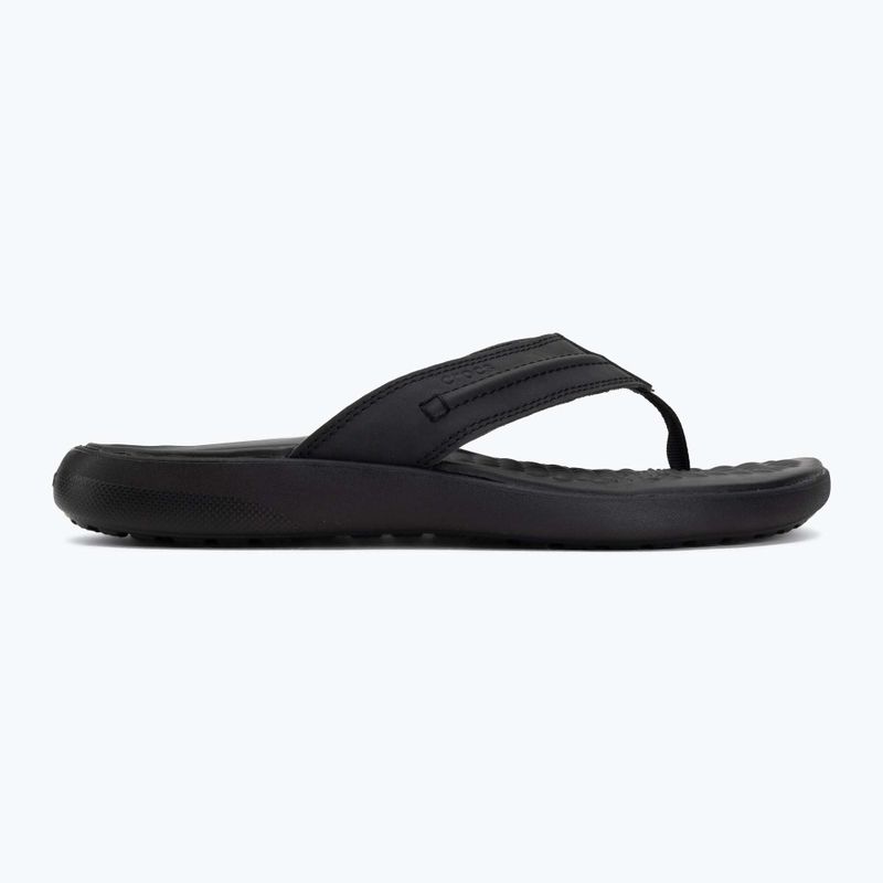 В'єтнамки Crocs Yukon Vista II Leather black/black 2