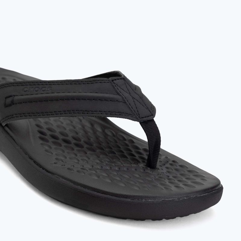 В'єтнамки Crocs Yukon Vista II Leather black/black 7