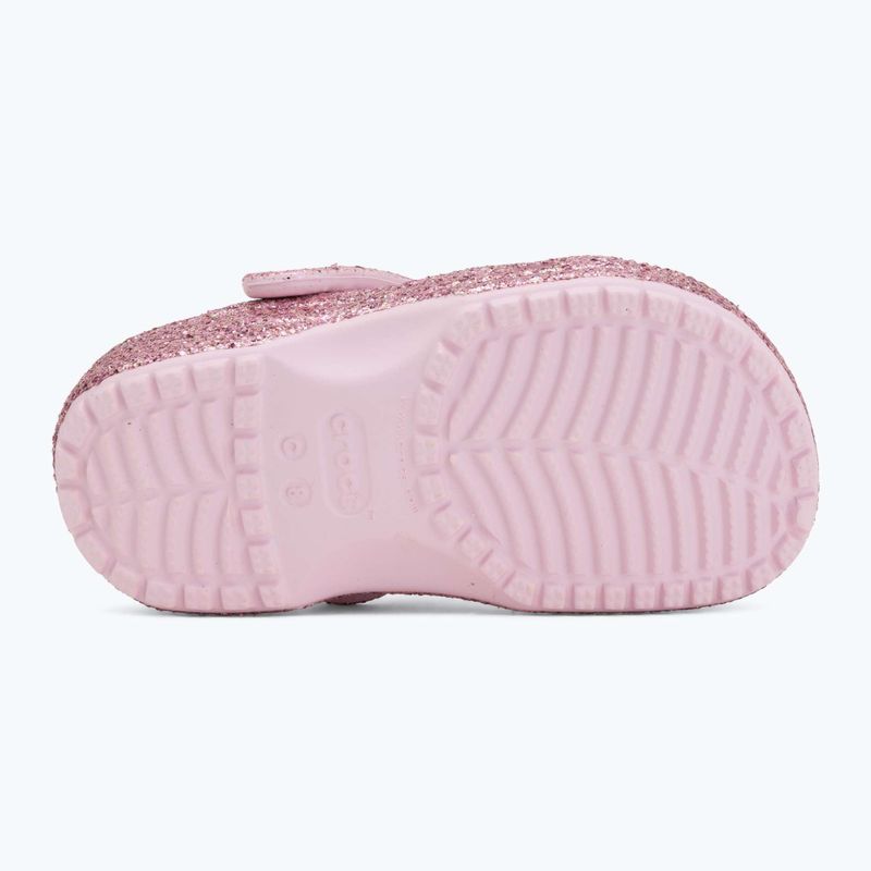 Шльопанці дитячі Crocs Classic Chunky Glitter 211940 pink milk 5