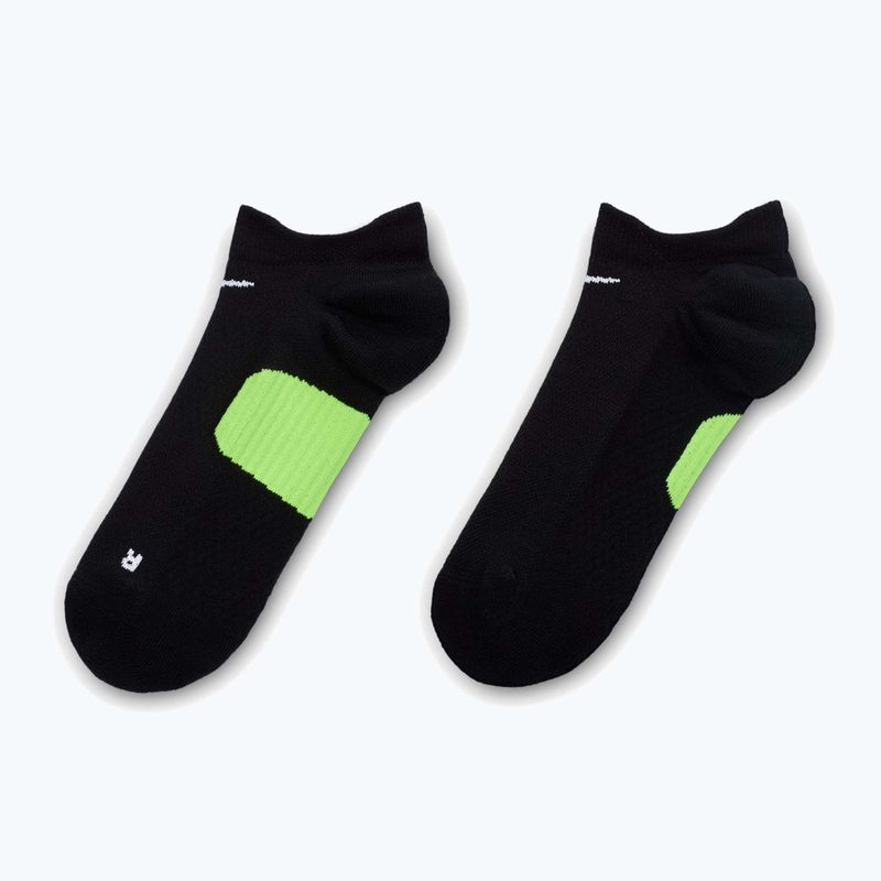 Шкарпетки Nike Running Midweight No-Show black/smoke grey/white 2