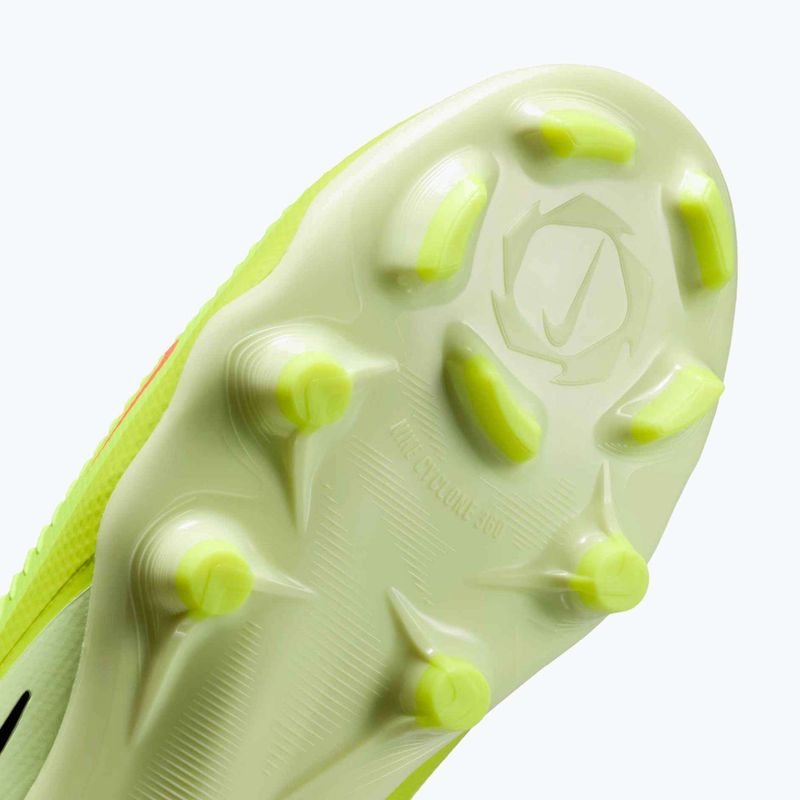 Кросівки футбольні дитячі Nike Phantom 6 Low Pro FG/MG hyper crimson/limelight/black 10