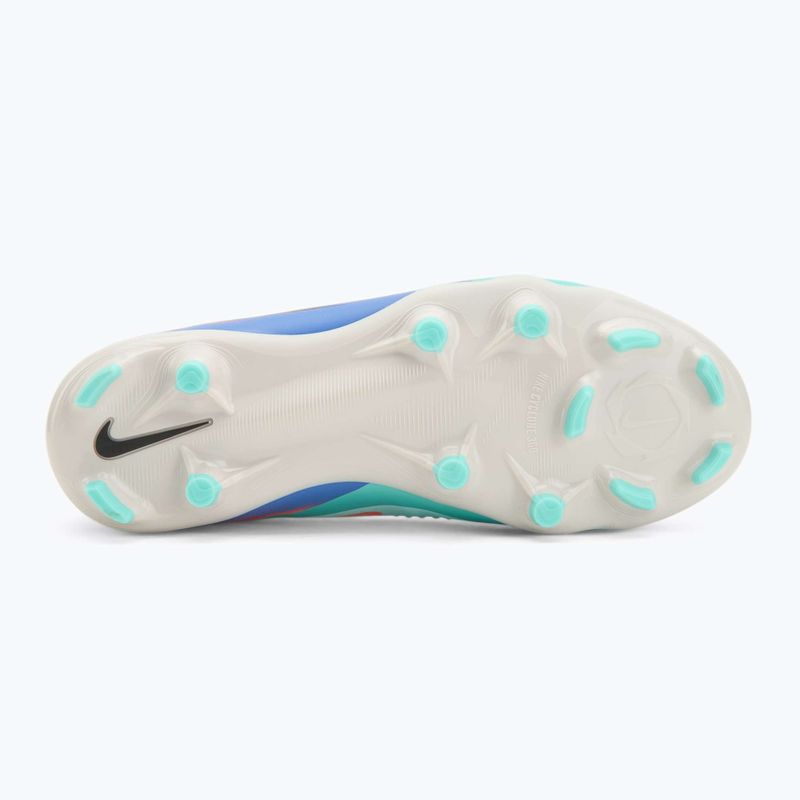 Кросівки футбольні чоловічі Nike United Phantom 6 Low Academy Jr FG/MG pistachio frost/hyper orange 4