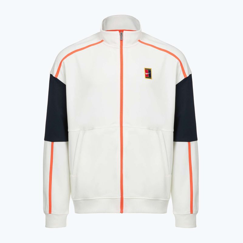 Кофта тенісна чоловіча Nike Court Heritage sail/turf orange 6