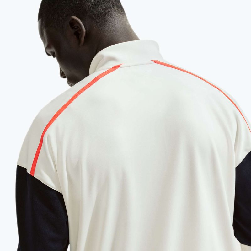Кофта тенісна чоловіча Nike Court Heritage sail/turf orange 5