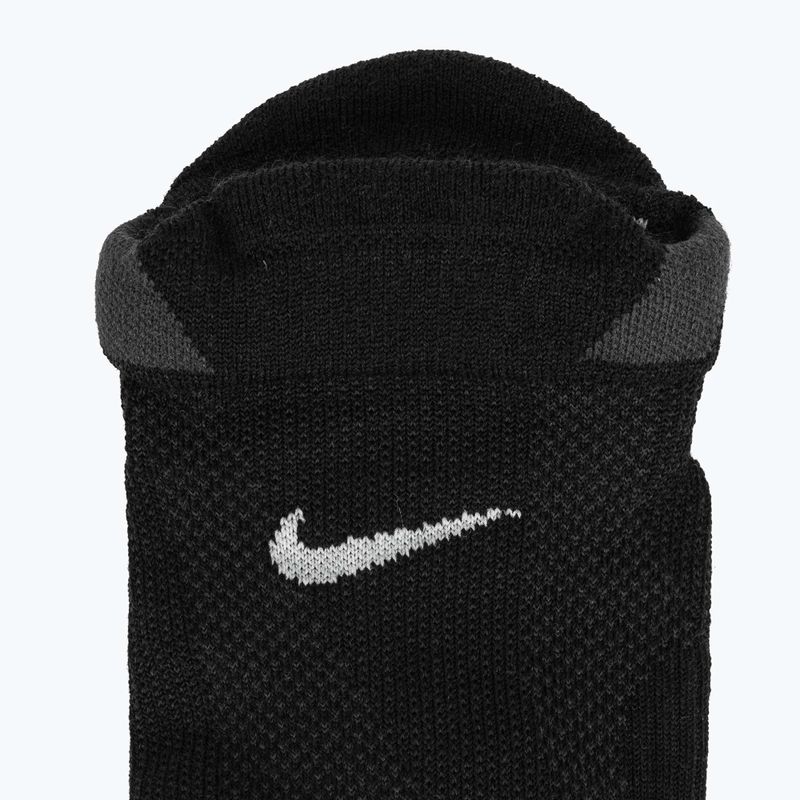 Шкарпетки Nike Running No-Show Wool black/dark smoke grey/light smoke grey 3