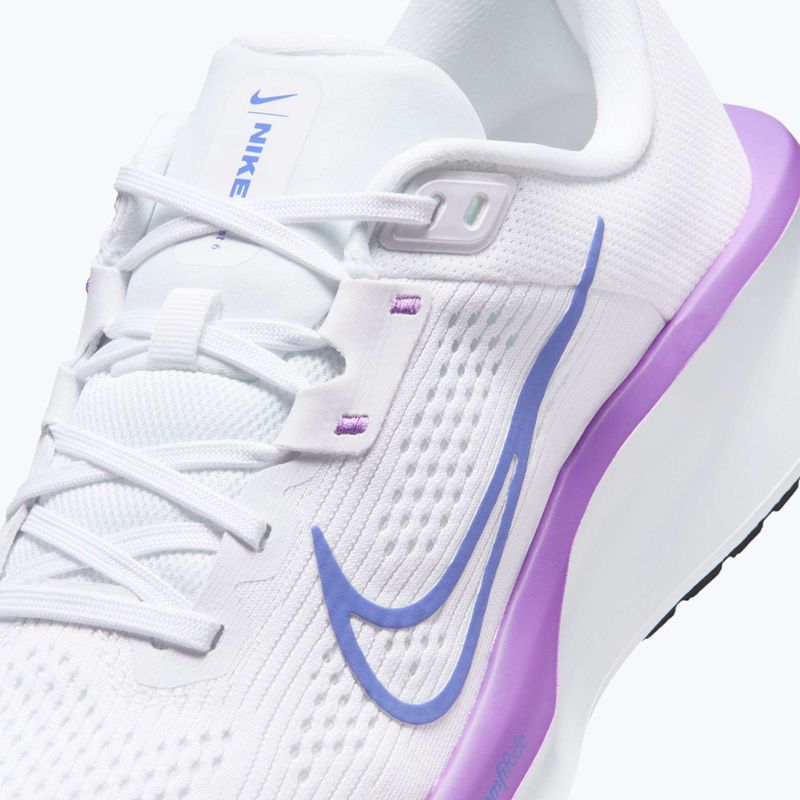 Кросівки для бігу жіночі Nike Quest 6 white/black/bright violet/sapphire 9