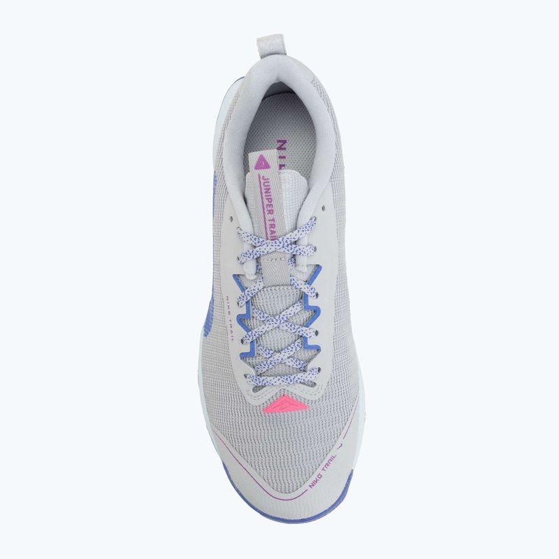 Кросівки для бігу жіночі Nike Juniper Trail 3 grey fog/sapphire/glacier blue 5