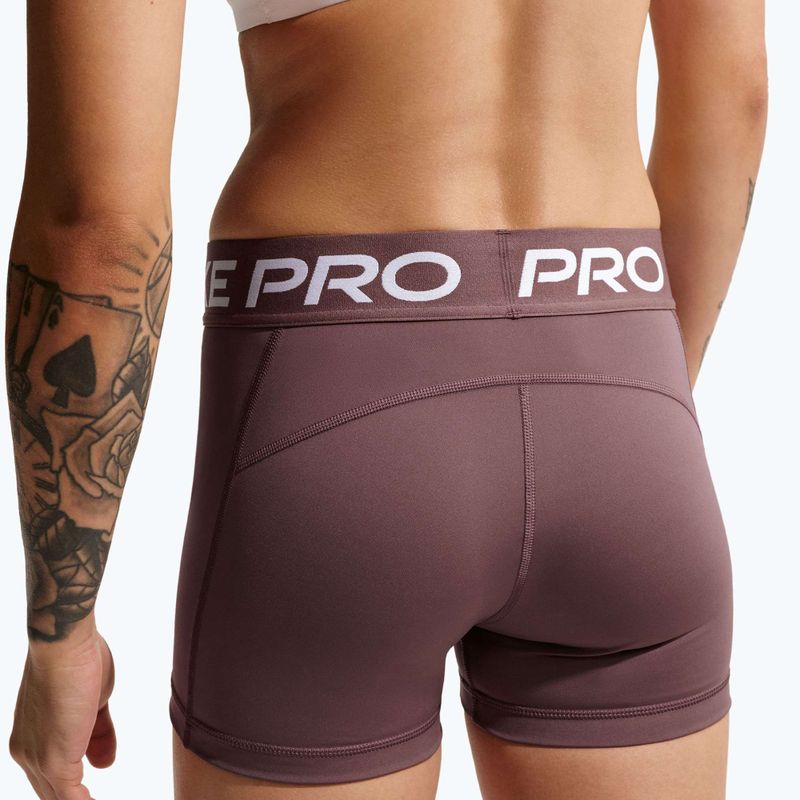 Шорти жіночі Nike Pro Mid-Rise Biker 3" tattoo/white 5