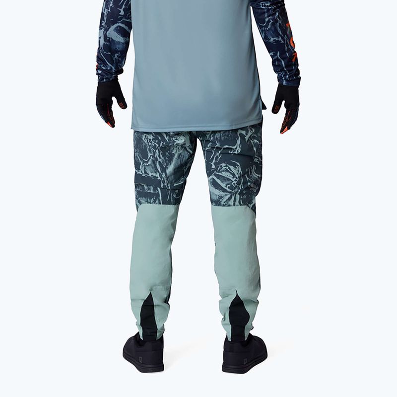 Штани велосипедні чоловічі Fox Racing Ranger Image Print arctic blue 2
