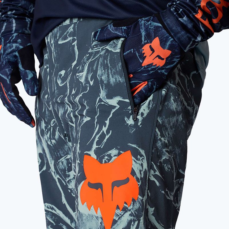 Штани велосипедні чоловічі Fox Racing Ranger Image Print arctic blue 3