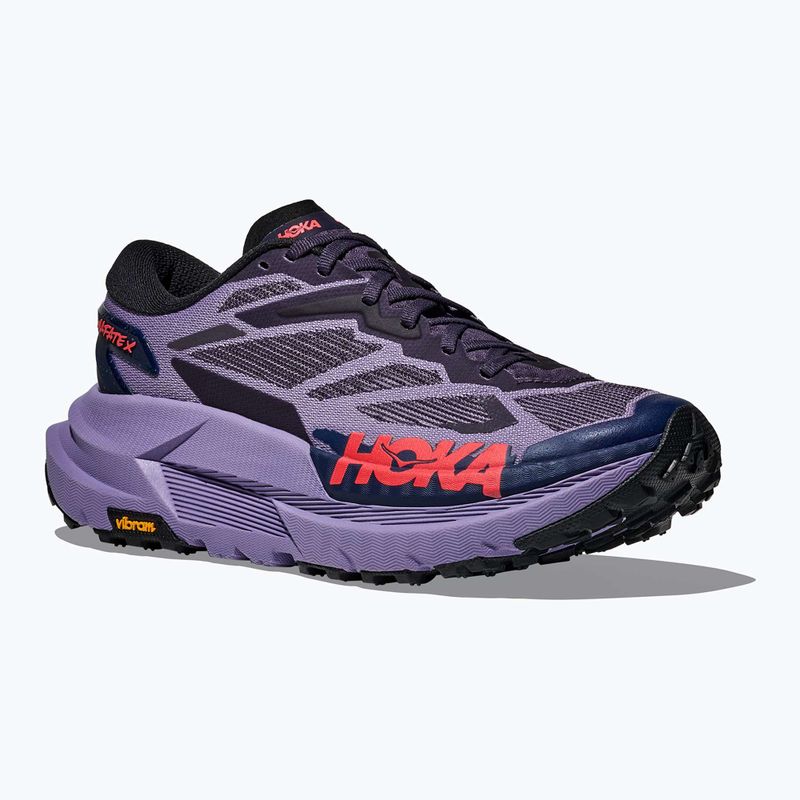 Кросівки для бігу жіночі HOKA Mafate X berry jam/squid ink 8