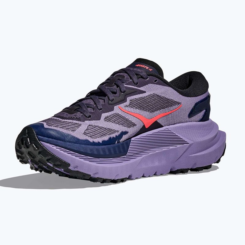 Кросівки для бігу жіночі HOKA Mafate X berry jam/squid ink 9