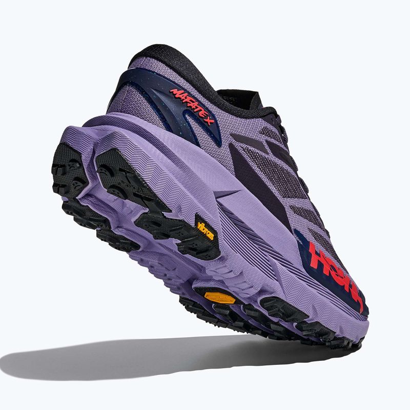 Кросівки для бігу жіночі HOKA Mafate X berry jam/squid ink 12