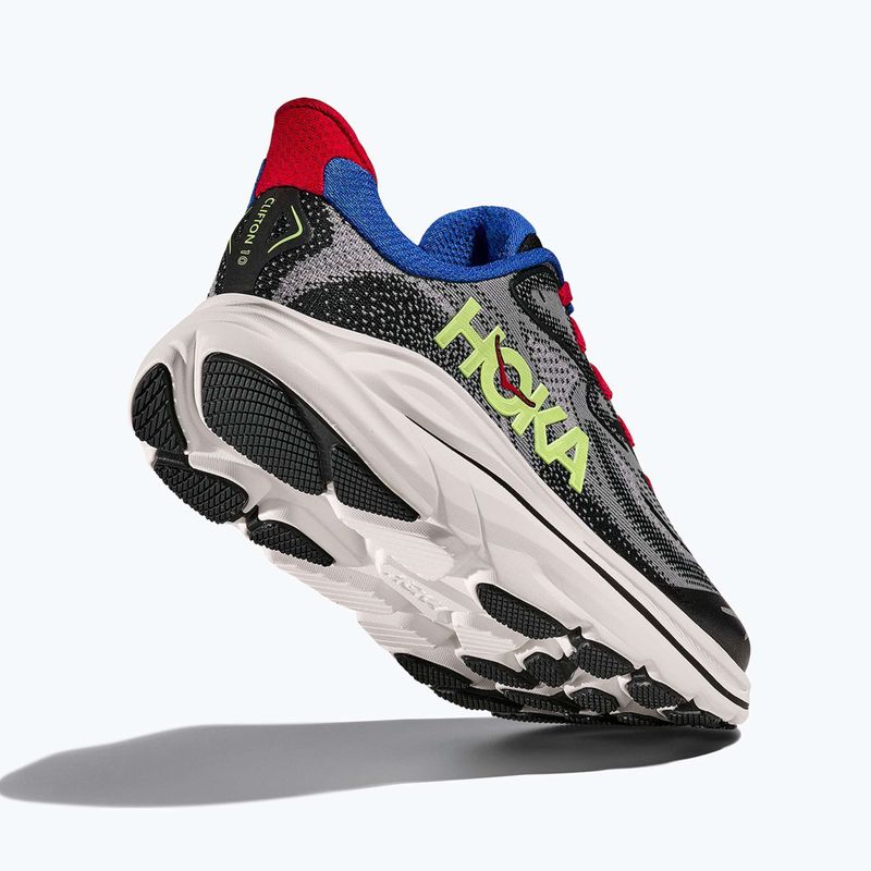 Кросівки для бігу дитячі HOKA Clifton 10 foggy grey/black 5
