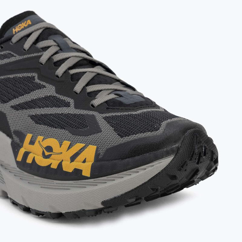 Кросівки для бігу чоловічі Hoka Mafate X black/cement 7