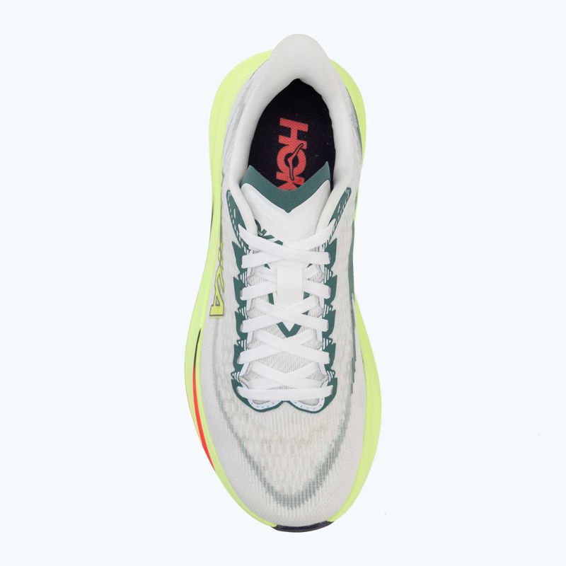 Кросівки для бігу жіночі HOKA Mach 7 frost/neon yuzu 5