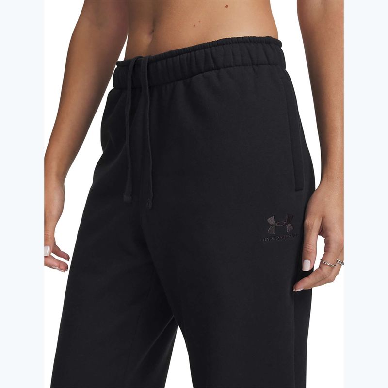 Штани для тренувань жіночі Under Armour Icon Vida Fleece Jogger black/black 4