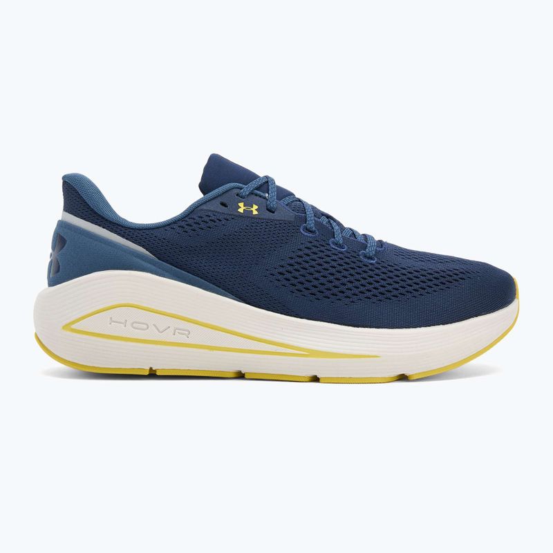 Кросівки для бігу чоловічі Under Armour Sonic 7 washed navy/nu blue/yellow shade 2