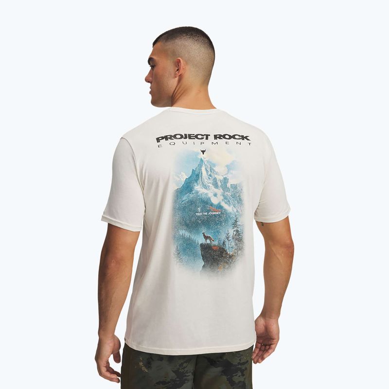 Футболка для тренувань чоловіча Under Armour Project Rock Q4 2 stobe/black 2