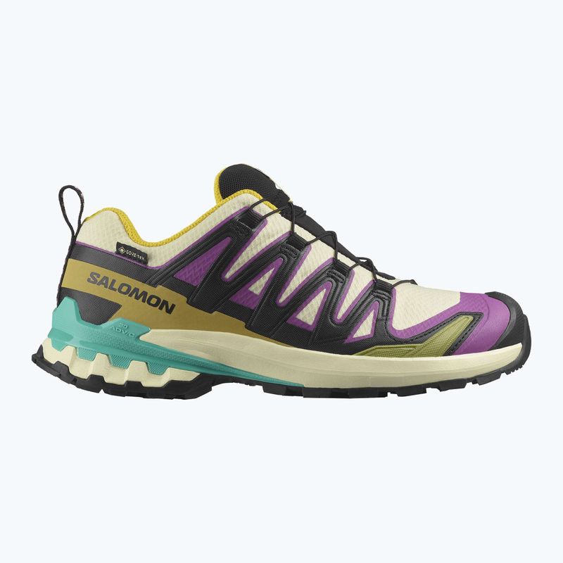 Кросівки для бігу жіночі Salomon XA PRO 3D V9 GTX transparent yellow/black/waterfall 8