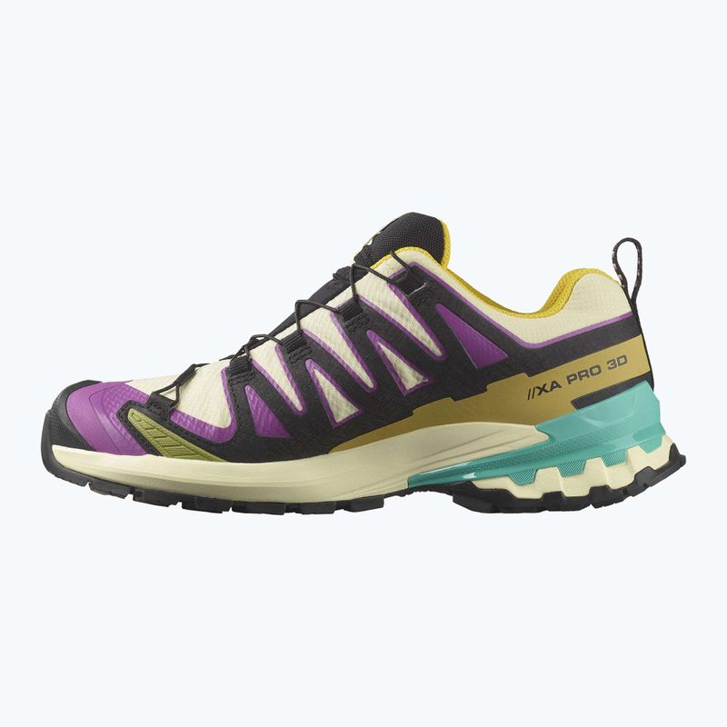Кросівки для бігу жіночі Salomon XA PRO 3D V9 GTX transparent yellow/black/waterfall 9