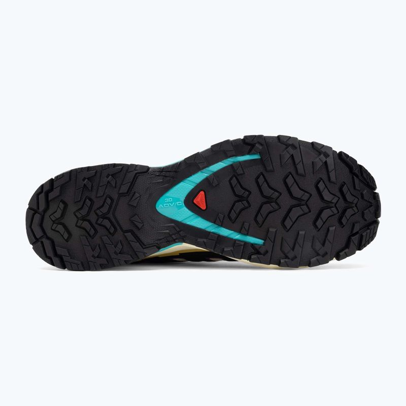 Кросівки для бігу жіночі Salomon XA PRO 3D V9 GTX transparent yellow/black/waterfall 4