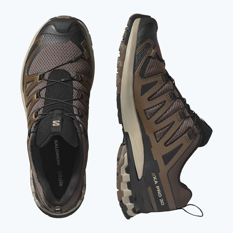 Кросівки для бігу чоловічі Salomon XA Pro 3D V9 falcon/desert tan/black 8