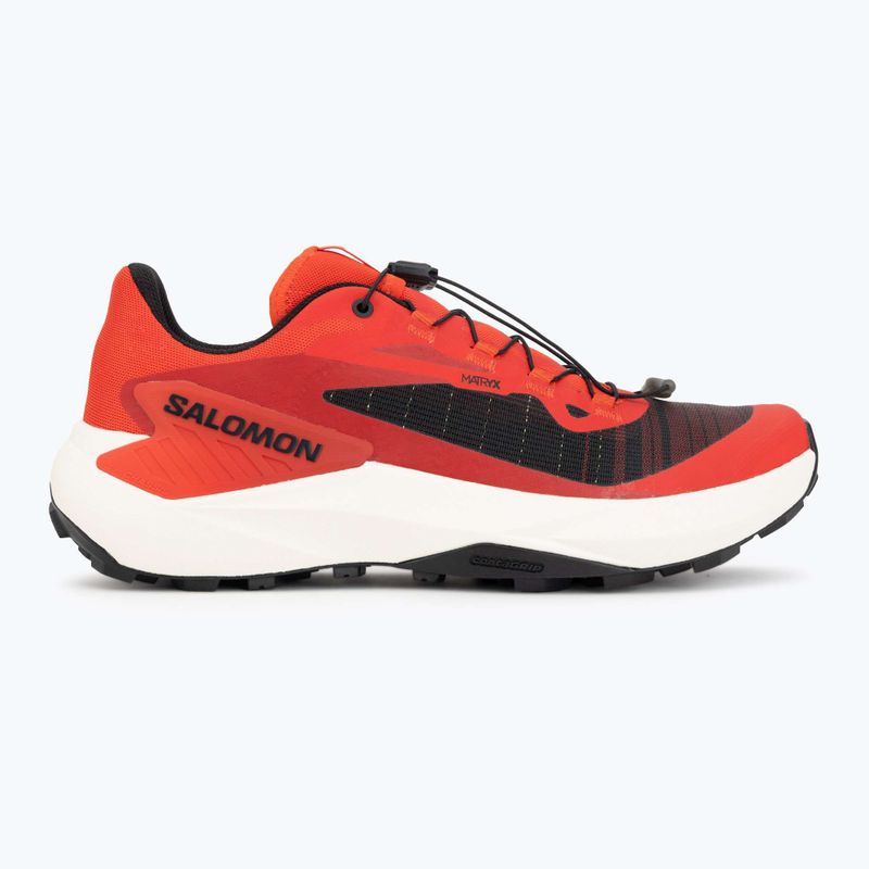 Кросівки для бігу чоловічі Salomon Genesis fiery red/lava falls/black 2