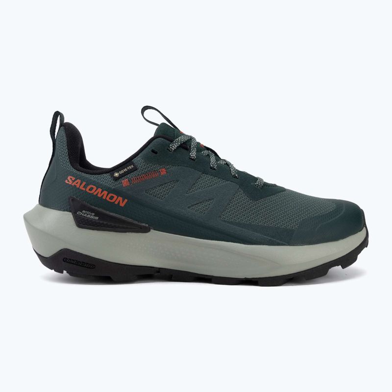Кросівки туристичні чоловічі Salomon Elixir Activ GTX scarab/green gable 2