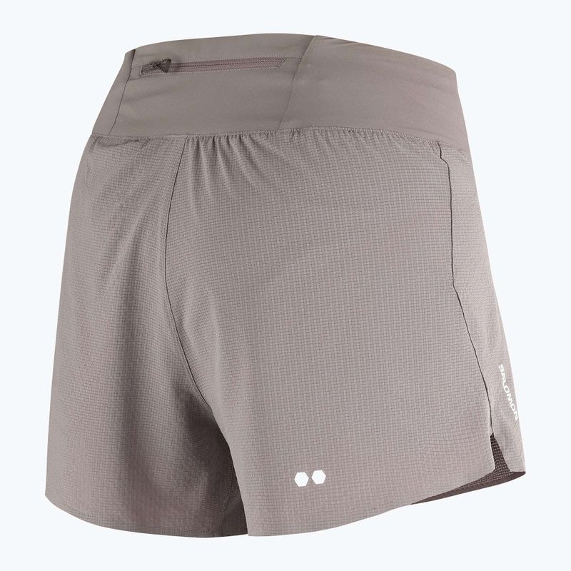 Шорти для бігу жіночі Salomon Sense Aero Stow 4" iron 7