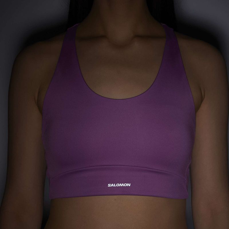 Бюстгальтер для тренувань Salomon SHAKEout Core iris orchid 6
