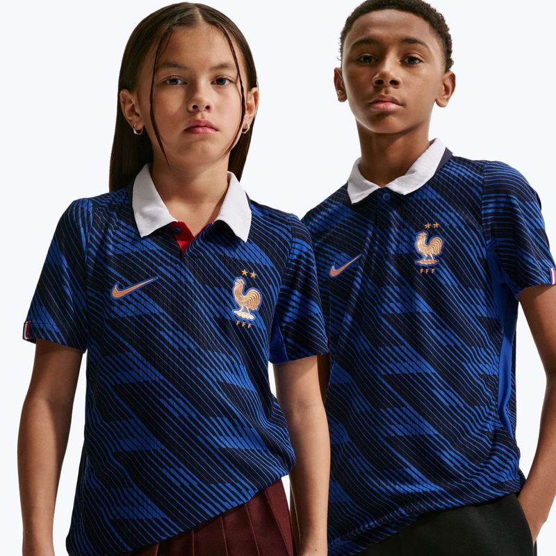 Футболка футбольна дитяча Nike FFF 2026/27 Match Home game royal/metallic copper 4