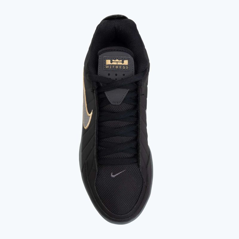 Кросівки баскетбольні чоловічі Nike LeBron Witness 9 black/iron grey/dark smoke grey/black 5